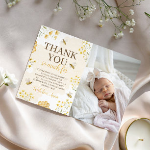 Carte de remerciement d'anniversaire Little Honey