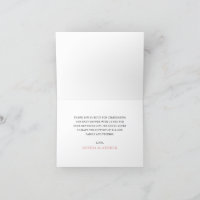Carte de remerciement d'anniversaire pour animaux 