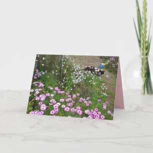 Carte de remerciement de jardin de Cottage Fleur &