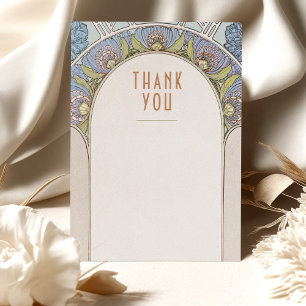 Carte de remerciement de mariage Insert Vintage Ar