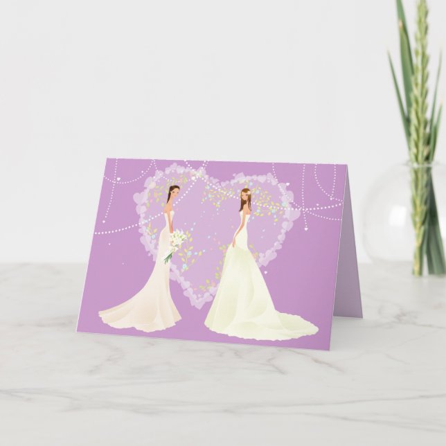 Carte de remerciement de mariage pour demoiselle d (Devant)