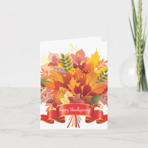 Carte de remerciement de Thanksgiving