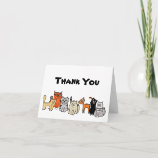 Carte de remerciement du groupe All Blank Inside