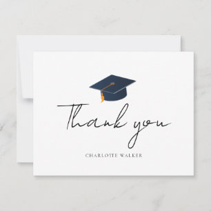 Carte de remerciement élégante pour la remise des
