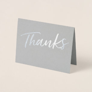 Carte de remerciement Foil Simple CARTE DE REMER
