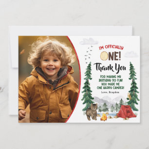 Carte de remerciement Happy Camper
