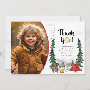 Carte de remerciement Happy Camper
