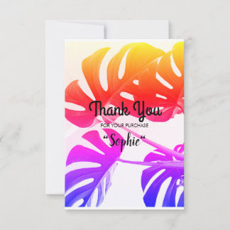 Carte de remerciement IMPRIMANTE