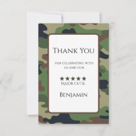 Carte de remerciement Major Cutie pour le premier