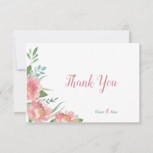 Carte de remerciement May Blooms