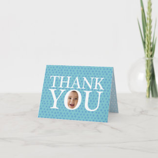 Carte de remerciement personnalisée pour anniversa
