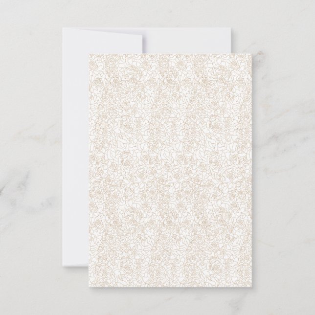 Carte de remerciement plate (Devant)