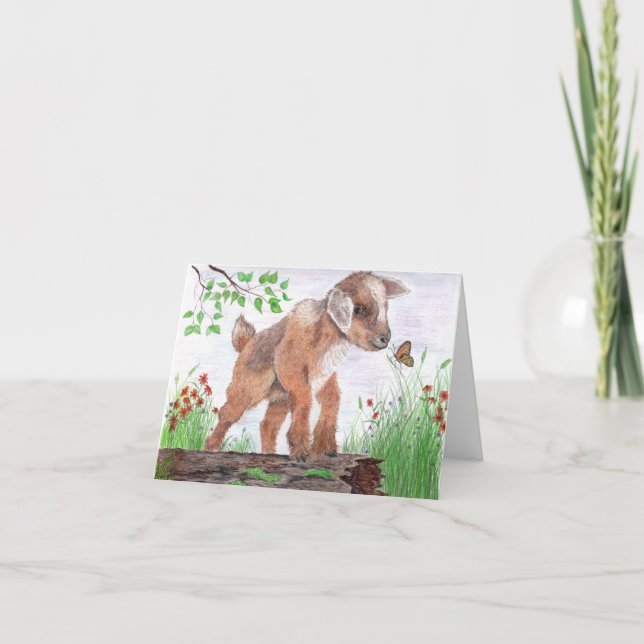 Carte de remerciement pliée (Devant)