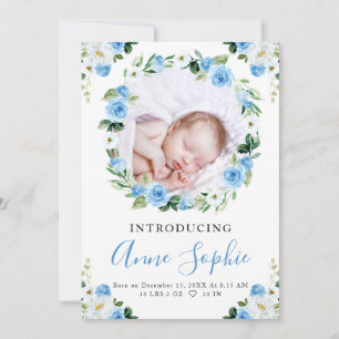Carte de Remerciement pour Annonce de Naissance à