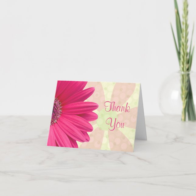 Carte de remerciement pour Baby Shower avec des ma (Devant)
