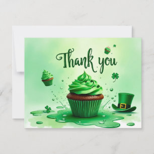 Carte de remerciement pour la Saint-Patrick