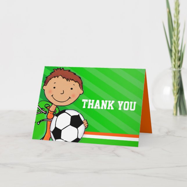 Carte de remerciement pour l'anniversaire d'un gar (Devant)