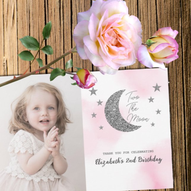 Carte de remerciement pour le 2e anniversaire de T (Créateur téléchargé)