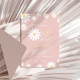 Carte de remerciement pour le premier anniversaire