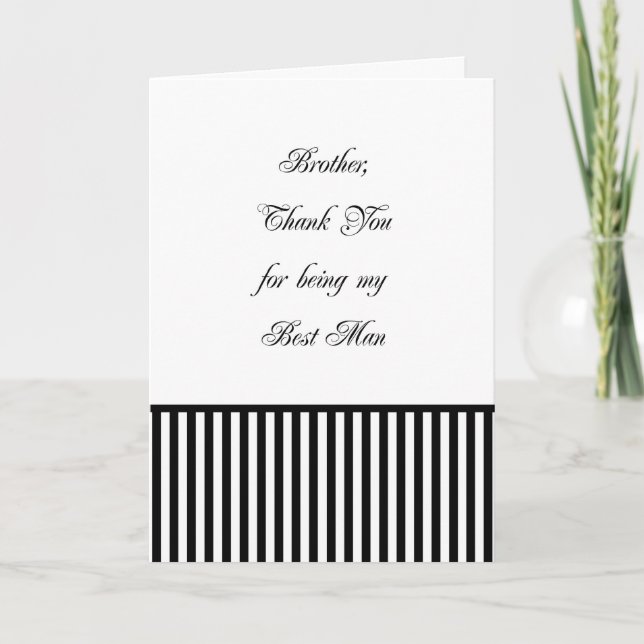 Carte de remerciement pour le témoin de mariage fr (Devant)