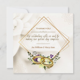 Carte de remerciement pour mariage à venir