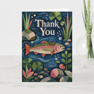 Carte de remerciement pour poisson Carte de reme
