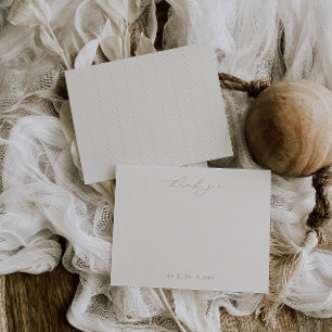 Carte de remerciement verte HARMONIE Sage