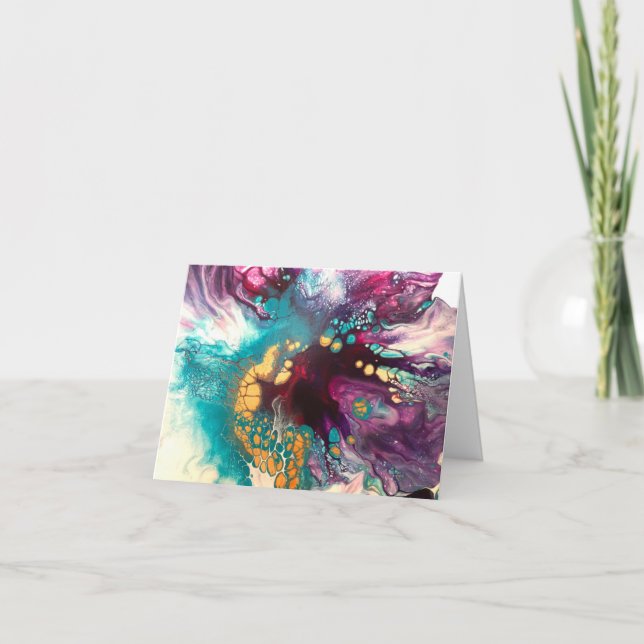 Carte de remerciements. (Devant)