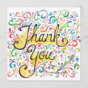 Carte de remerciements