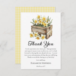 CARTE DE REMERCIEMENTS 