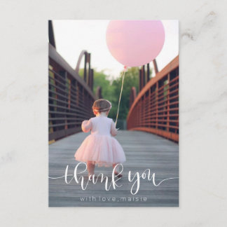 Carte de remerciements