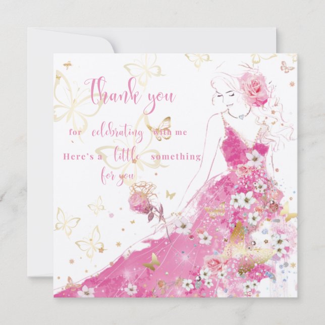 Carte de remerciements (Devant)