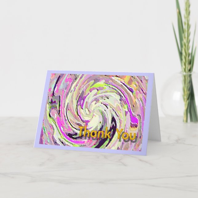 Carte de remerciements (Devant)