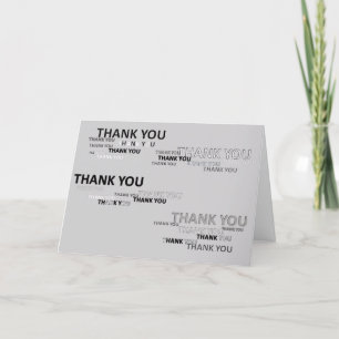 Carte de remerciements