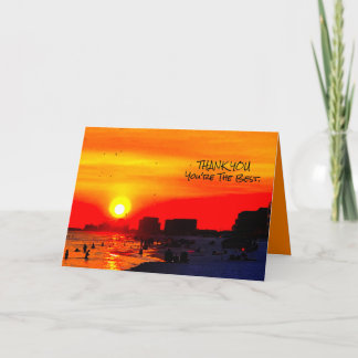 Carte de remerciements