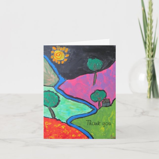 Carte de remerciements (Devant)