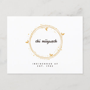 Carte de remerciements