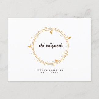 Carte de remerciements