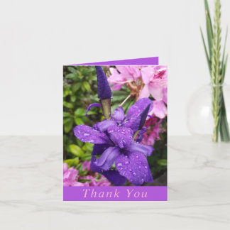 Carte de remerciements