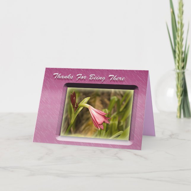 Carte de remerciements (Devant)