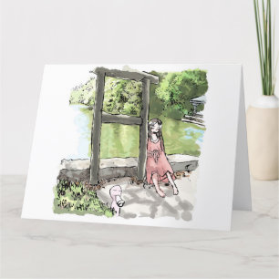 CARTE DE REMERCIEMENTS さ い れ ご じ