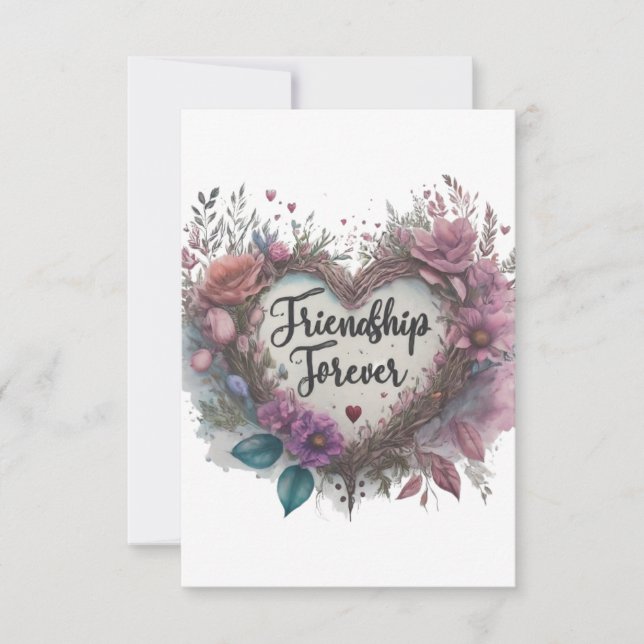 CARTE DE REMERCIEMENTS 𝙁 𝙧 𝙞 𝙚 𝙣 𝙨 𝙙 𝙝 (Devant)