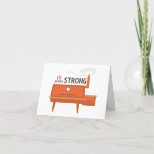 Carte De Remerciements 16 heures de force