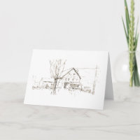 1915 Croquis de ferme - Madison, CT
