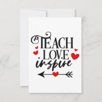 1/2 Enseigner l'amour Inspirer Chemise maternelle
