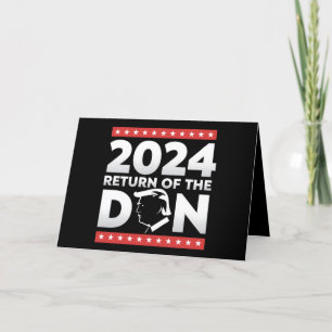 Carte De Remerciements 2024 Retour du Don Trump 45 47 Président américain