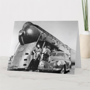 Carte De Remerciements 20th Century Limited Vintage New York Central Rail