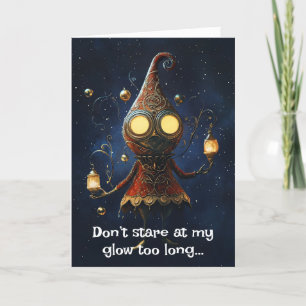 Carte De Remerciements *~* 21 Jeu de Feu Whimsical Funny Magical Christma