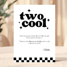 2nd Birthday Two Cool Birthday Thank You Card