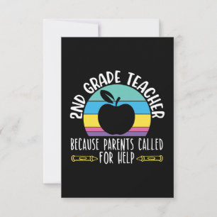 Carte De Remerciements 2nd Grade Teacher Shirts I Love My Second Graders